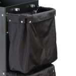 Forbes® Nylon Half-Bag for SanGen Cart 8" x 18" x 18", Short, Black